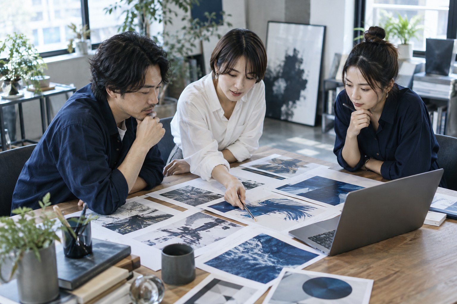 広告について相談するビジネスシーンのイメージ